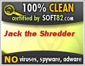 Soft82 100% Clean Award For Jack the Shredder